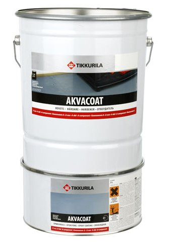 Эпоксидная краска Akvacoat 100 CP TIKKURILA 9 л