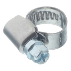 Хомут червячный стальной, 8-12 мм