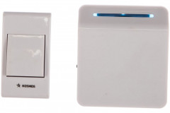 Дверной звонок беспроводной 32 мелодии 150м белый KOC_AG306A Космос