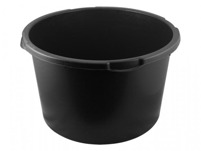 Таз строительный круглый черный, 65л