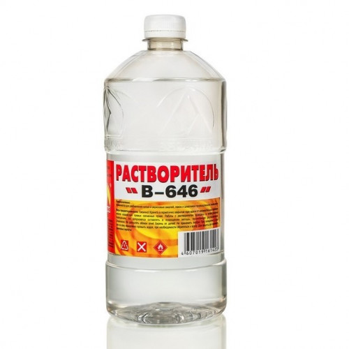 Растворитель 646 1л ТУ Вершина