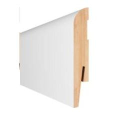 Плинтус под покраску Loctike 108 (MP1004) белый 2420х100х15мм, Arbiton