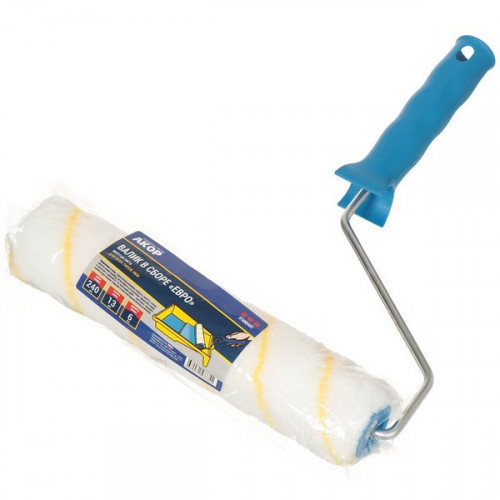 Валик 240мм Евро, полиэстр ворс 13мм, Акор 231 35 624