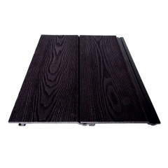 Фасадная панель ДПК 16х170х3000мм, 3D тиснение, Антрацит