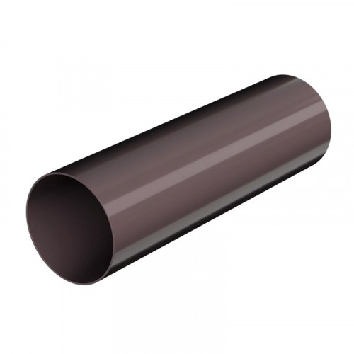 Труба водосточная ПВХ 3м, Темно коричневая Оптима Технониколь 054442