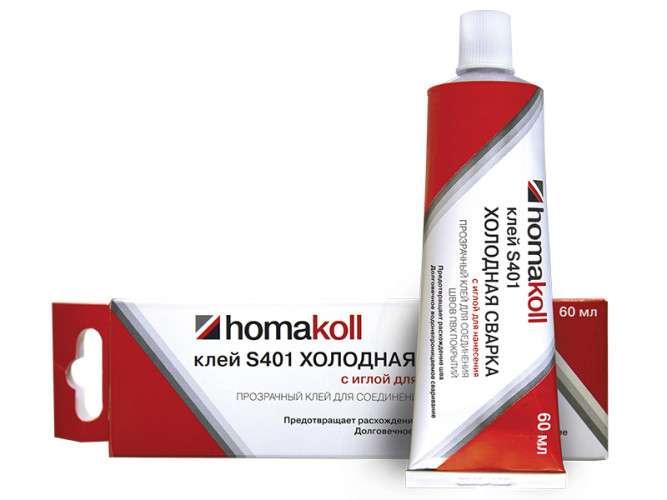 Клей Homakoll S401 с иглой холодная сварка 60гр.