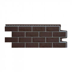 Фасадная панель Колотый камень Classic Шоколад 392х992мм (0,39м2) Grand Line