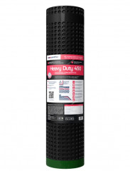 Профилированная мембрана Хэви Дюти 450 (Heavy Duty) 2,0х20м (40м2) две клеевые полосы, Gruntflex