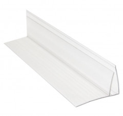 Профиль пристенный FP 8-10мм прозрачный L=6м Соталайт