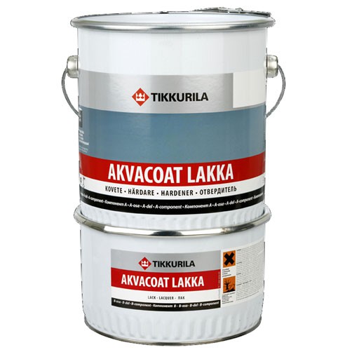 Эпоксидный лак для бетонных полов Akvacoat Lakka TIKKURILA 8 л  в .