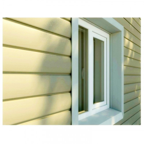 Сайдинг виниловый Блок Хаус 3000х243мм (0,73м2) мимоза, Технониколь