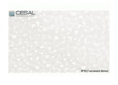 Рейка S-дизайн В27 100*4000мм, Мозаика белая Cesal (Альконпласт)