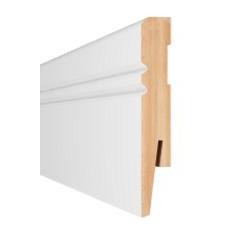 Плинтус под покраску Loctike 109 (MP1005) белый 2420х100х15мм, Arbiton