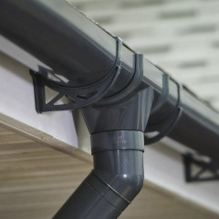 Воронка желоба ПВХ, Черный Оптима Технониколь 073461