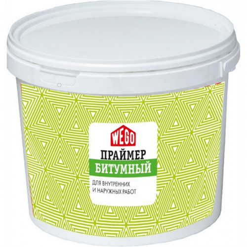 Праймер битумный универсальный 5 кг (пластиковое ведро) WEGO