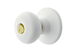 Ручка-защелка белая фикс Аллюр 5560 ВК WW