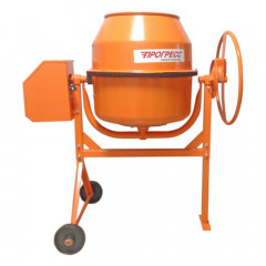 Бетоносмеситель Б-120ПВ (220В/50Гц, 600Вт, 120 литров, полиамидный венец) ПРОГРЕСС