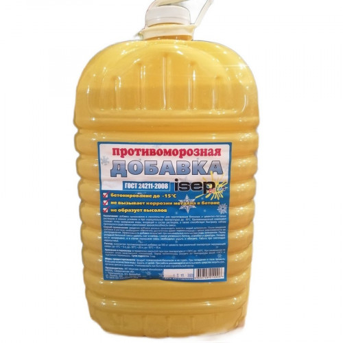 Противоморозная добавка ИСЕП Колор (до -15 С) 10л