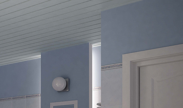 Рейка с открытыми стыками AN135A А903RUS01 3м, Белый матовый Албес