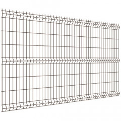 3Д забор сетчатый 1030х2500х3,5мм шоколад (8017) 200х55мм Light Grand Line