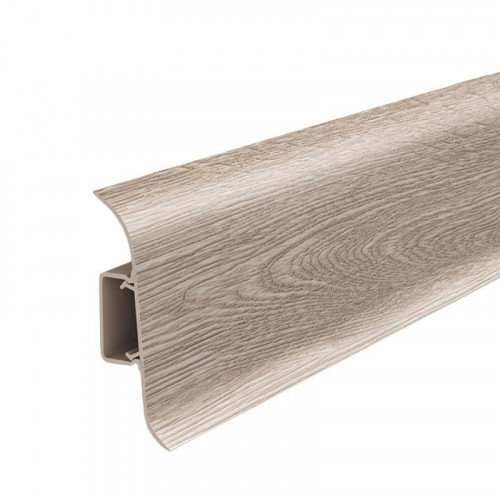 Плинтус Ideal Классик 55, 415 Дуб палена, 2,2м с кабель-каналом