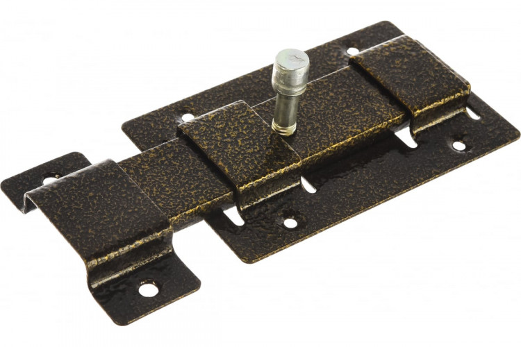 Задвижка дверная ЗД 02, накладная, прямоугольный ригель, бронза