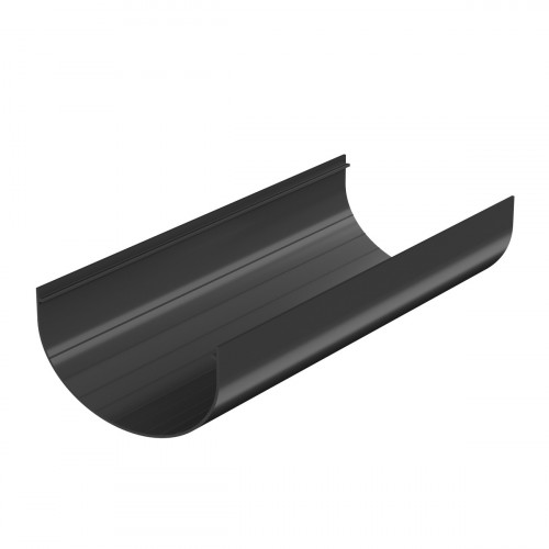 Желоб водосточный ПВХ 3м, Черный Оптима Технониколь 073462