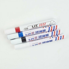 Маркер строительный белый, алюминиевый корпус, 3мл MA22001