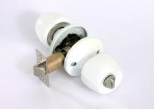 Ручка-защелка белая фикс Аллюр 5564 ВК WW