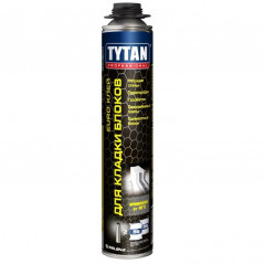 Клей-пена для кладки блоков Tytan Professional EURO GUN, 870 мл