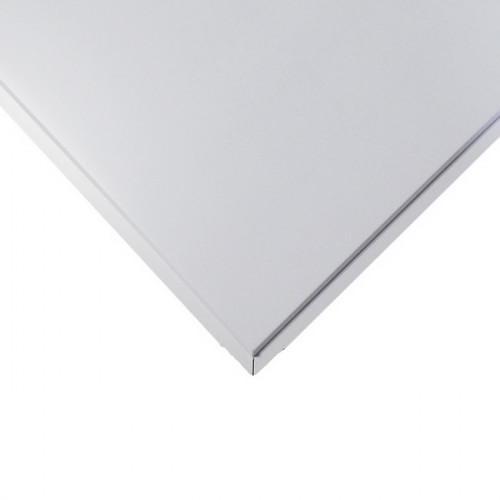 Плита потолочная кассетная 600х600мм Tegular 45 алюминиевая белая Cesal