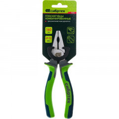Плоскогубцы 160мм комбинированные фосфатированные, Сибртех 17053