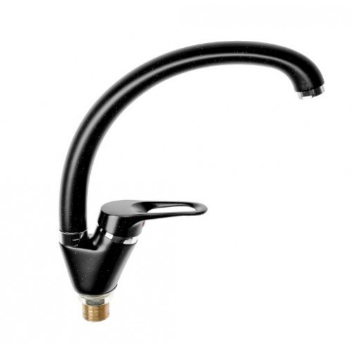 Смеситель для кухни одноручный средний излив хром Haiba HB4113-7