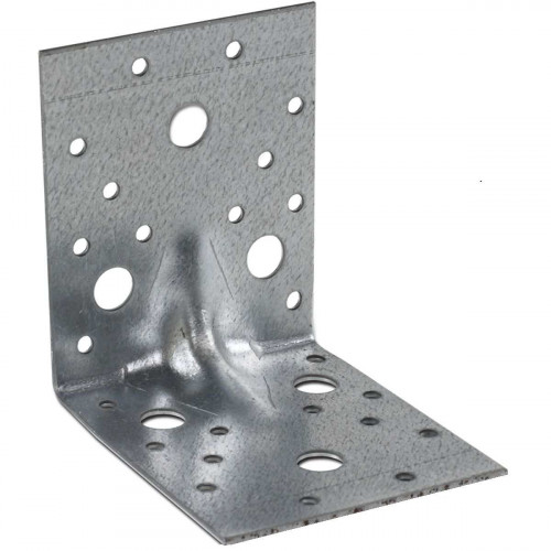Крепежный уголок усиленный оцинкованный 70х70х55х2мм