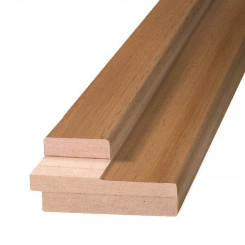 Дверной порог из экошпона 30x74x945мм дуб золотистый с притвором Олови