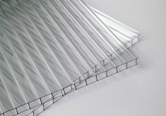 Сотовый поликарбонат 10мм Прозрачный 2,1х12м Киви Полигаль, 1,04кг/м2