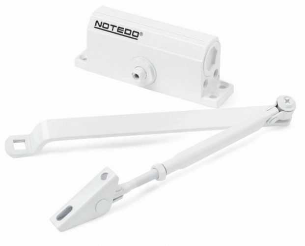 Доводчик до 60 кг DC-060 White белый Notedo