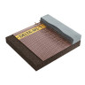 Профилированная мембрана 8мм DELTA-MS 250кН/м2, 2x20м