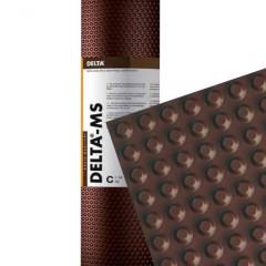 Профилированная мембрана 8мм DELTA-MS 250кН/м2, 2x20м