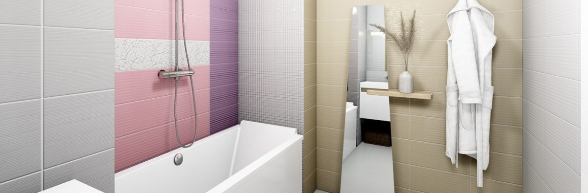 Плитка настенная 200х400х8мм Шелби серая Нефрит, 15шт/1,2м2/уп