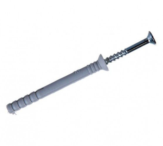 Дюбель с шурупом 8*160мм потайной борт
