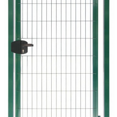 Калитка для забора 1,73х1,0м зеленый (RAL 6005) 4мм, Medium New Lock с замком Grand Line