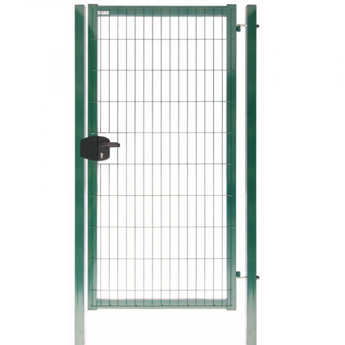 Калитка для забора 1,73х1,0м зеленый (RAL 6005) 4мм, Medium New Lock с замком Grand Line