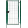 Калитка для забора 1,73х1,0м зеленый (RAL 6005) 4мм, Medium New Lock с замком Grand Line