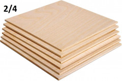 Фанера ФК 9мм, сорт 2/4, 1525х1525 Ш1 ГОСТ