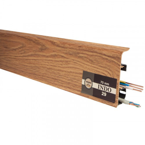 Плинтус Arbiton INDO 70, 29 Дуб Лютея, 2500х70х26мм