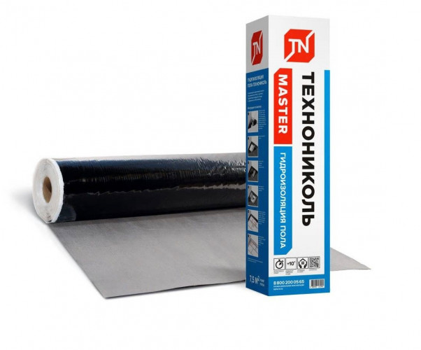 Гидроизоляция пола самоклеящаяся 1,5мм 0,75*10м Технониколь