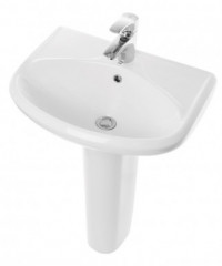 Раковина с пьедесталом Самарский 910*575*445мм SANITA