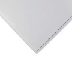 Плита потолочная кассетная 600х600мм Tegular 90 алюминиевая белая Cesal