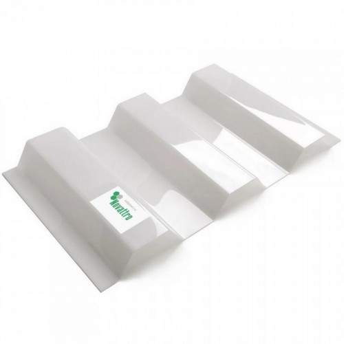 Поликарбонат трапеция МП/С-21 3000х1051х1,3мм (Молочный) Новаттро СафПласт